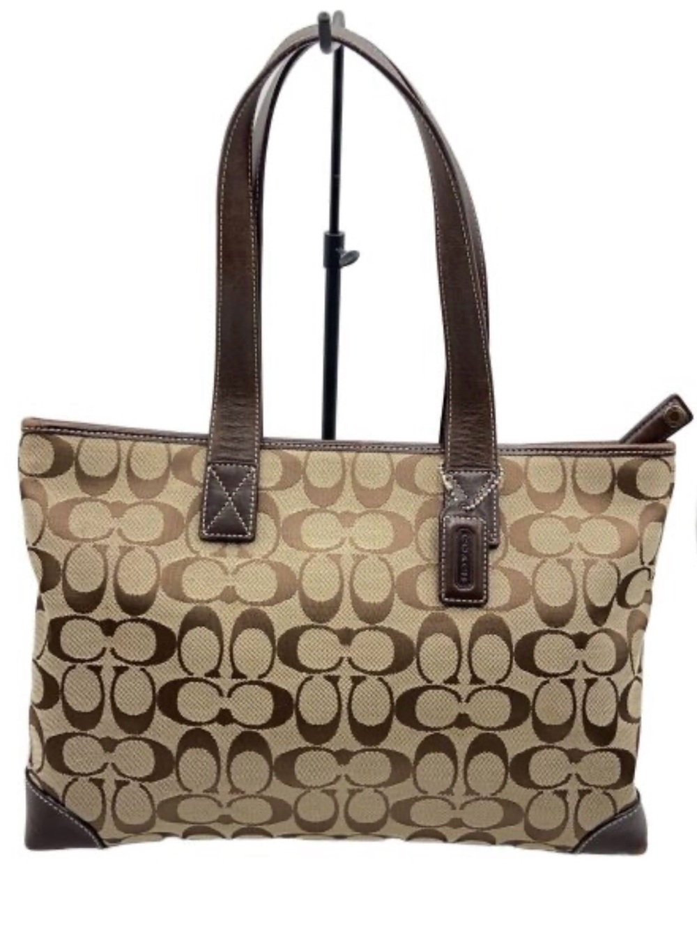 Coach Signature Canvas Logo Tote